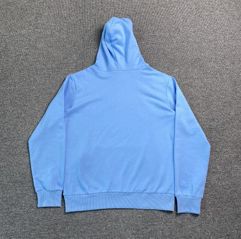 Sudadera clásica con capucha azul cielo Web