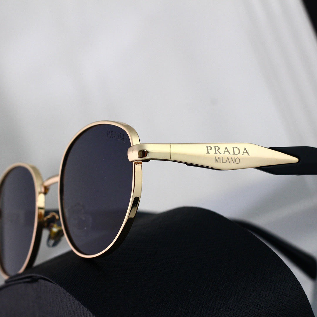 Gafas de sol clásicas vintage semiredondas