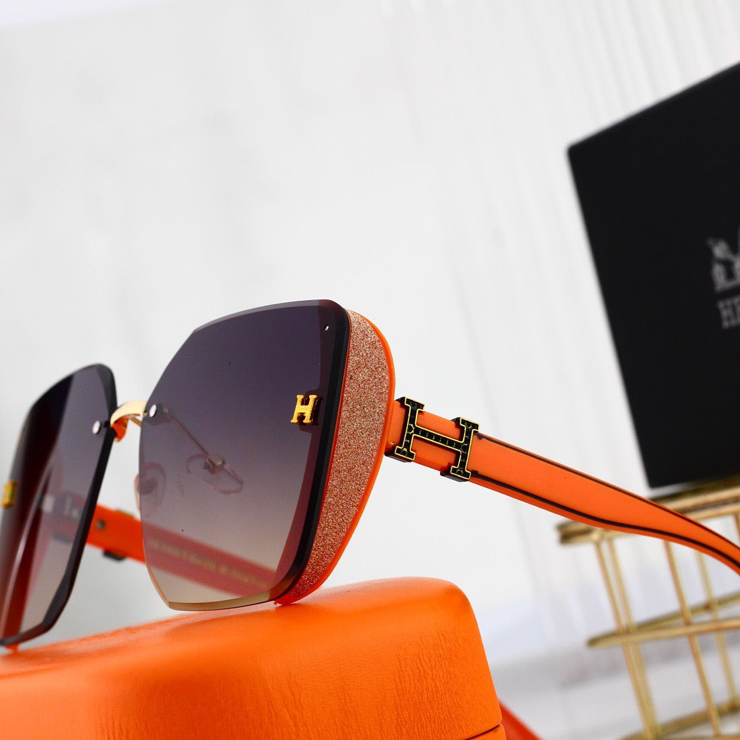 Gafas de sol clásicas con bloques de color