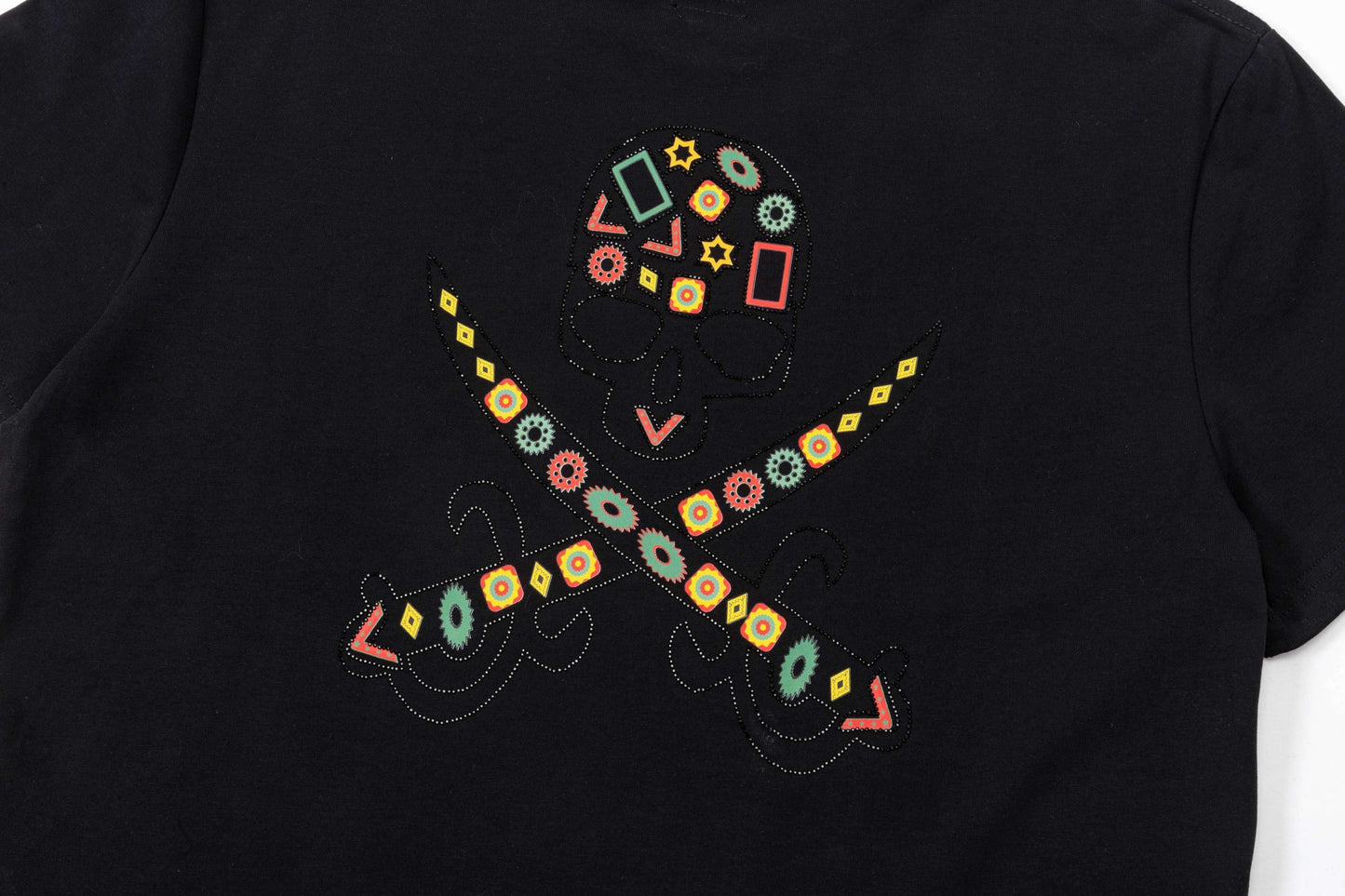 Camiseta con estampado de calavera