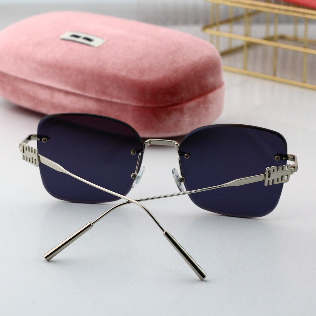Gafas de sol modernas sin marco