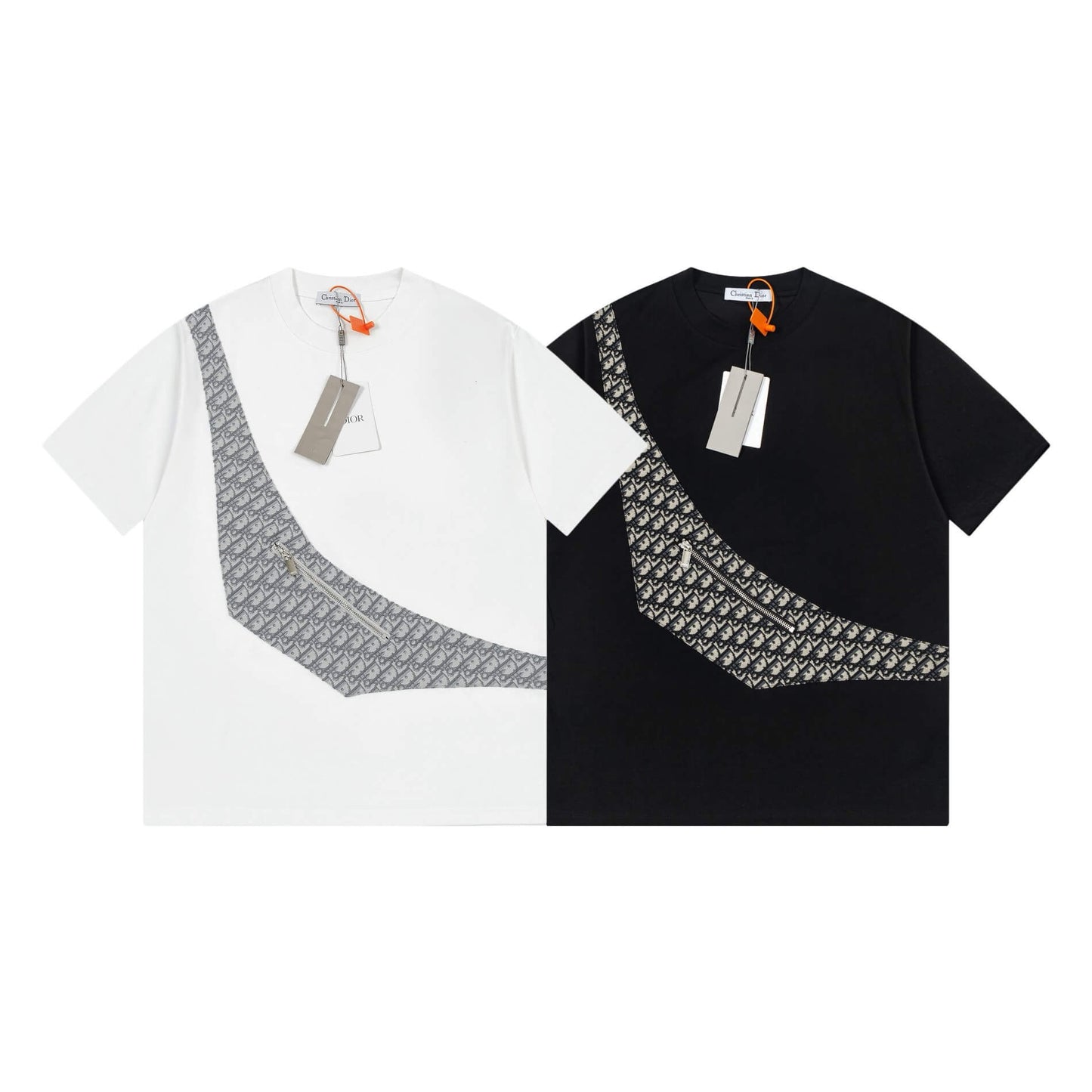 Camiseta de tela lavada con bolsillo