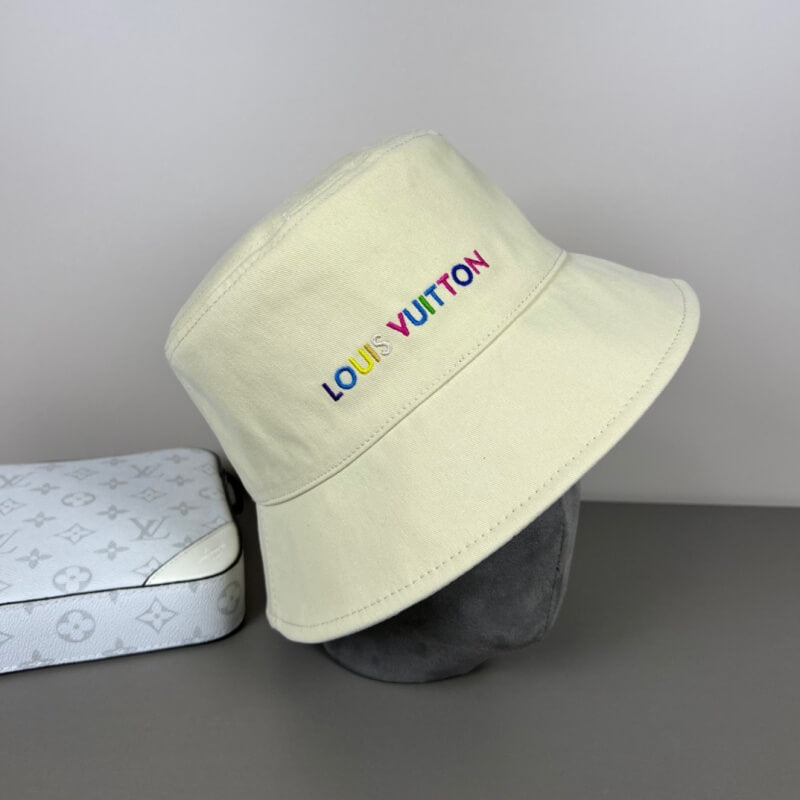Sombrero de pescador clásico reversible con estampado y bordado