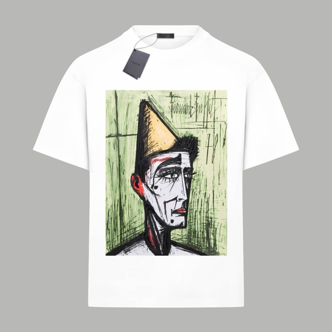 Camiseta de la serie de pintura al óleo francesa