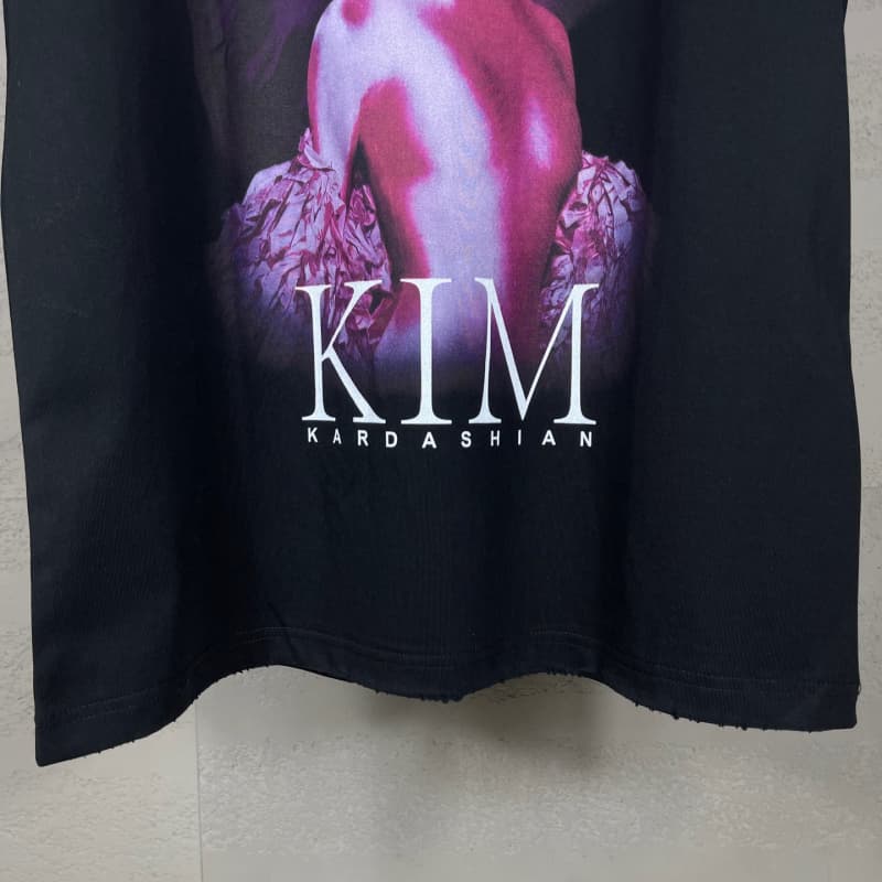 Camiseta vintage sin mangas desgastada