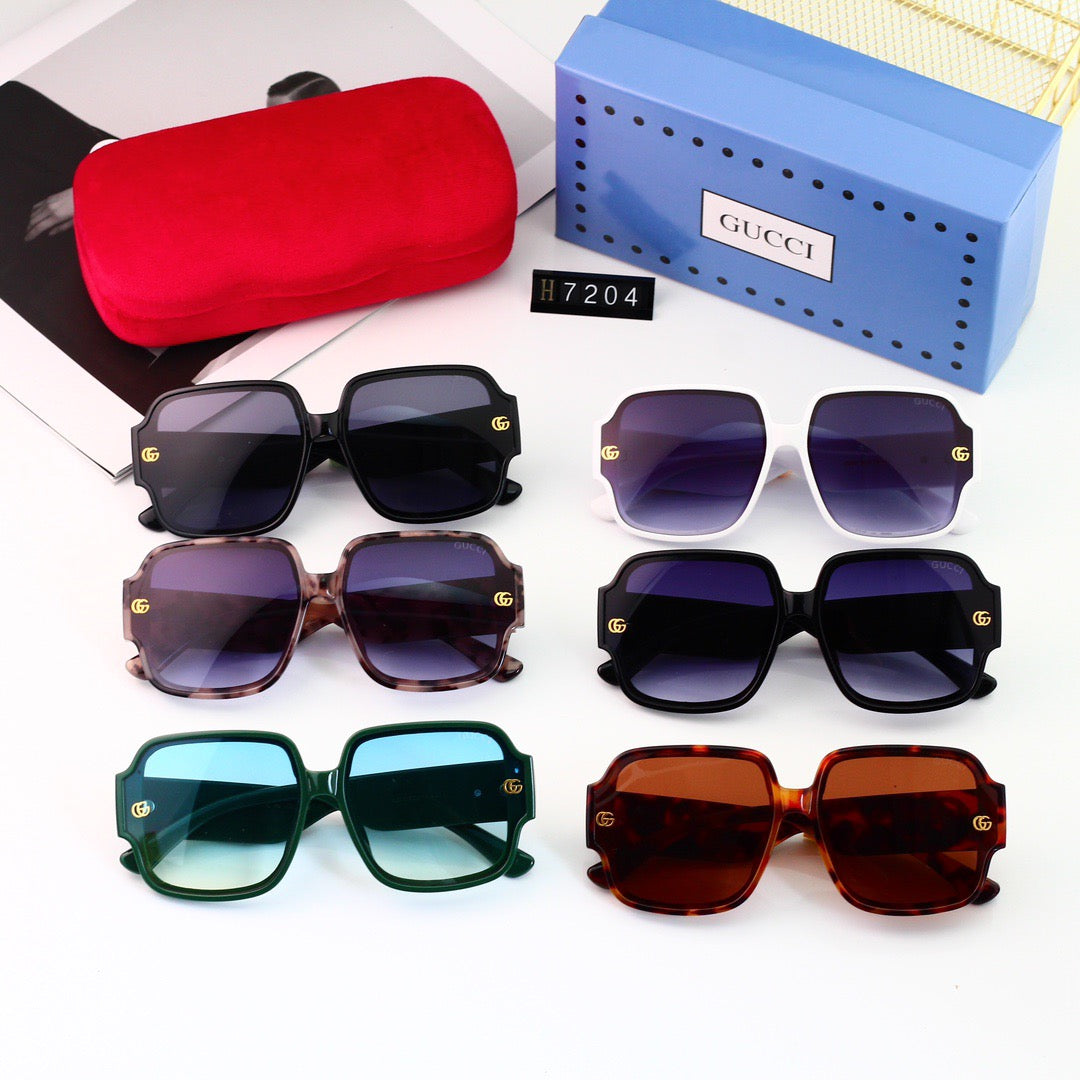 Gafas de sol de gran tamaño y montura completa de moda