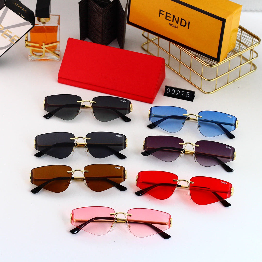 Gafas de sol vintage en forma de disco