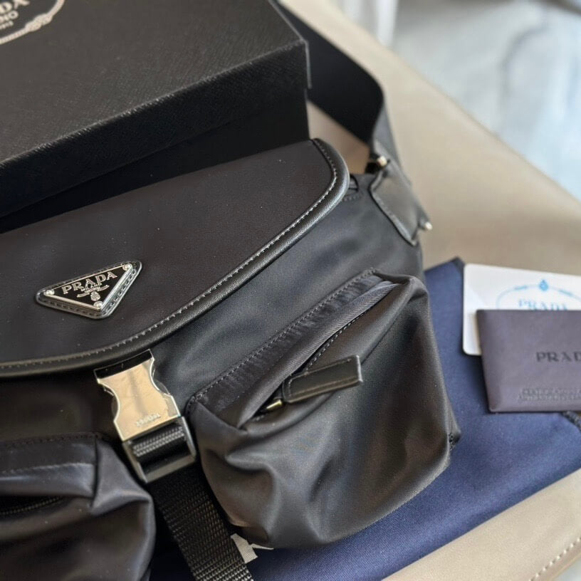 Sac bandoulière tendance à double poche