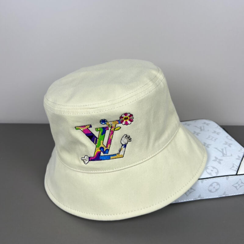 Sombrero de pescador clásico reversible con estampado y bordado
