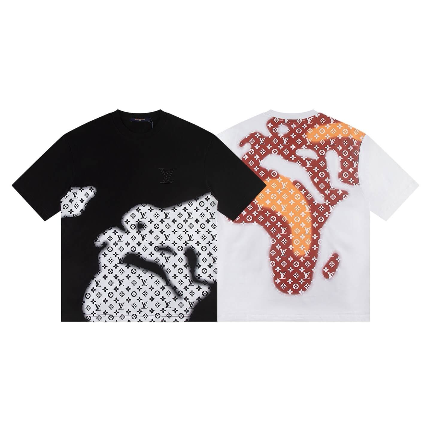 T-shirt à rendu dégradé