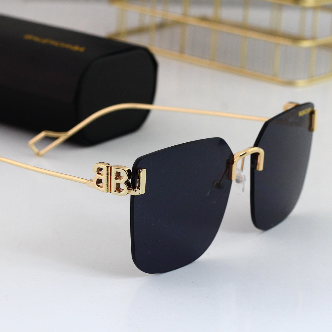 Gafas de sol de metal sin marco