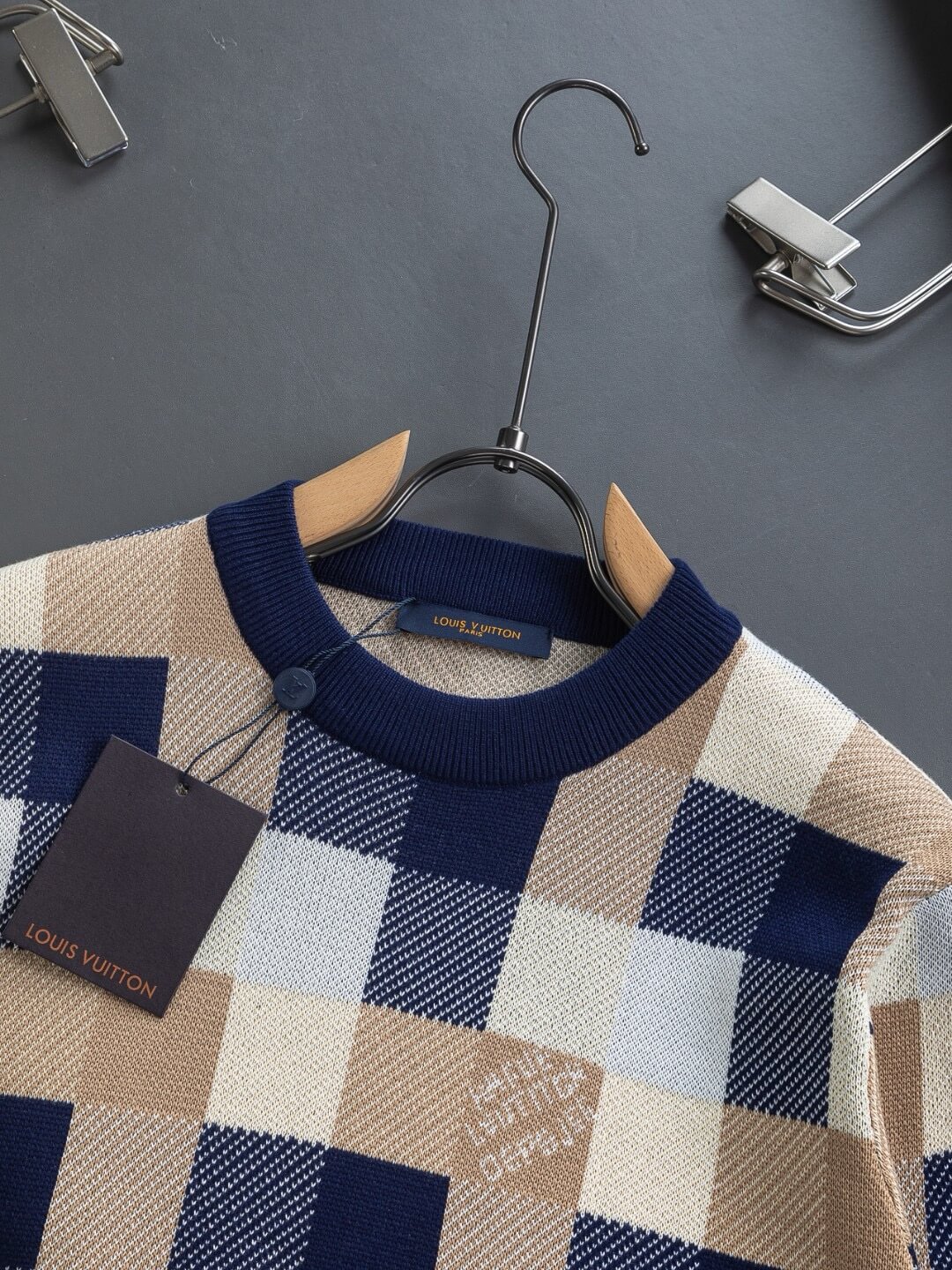New Plaid Design Sweatshirt