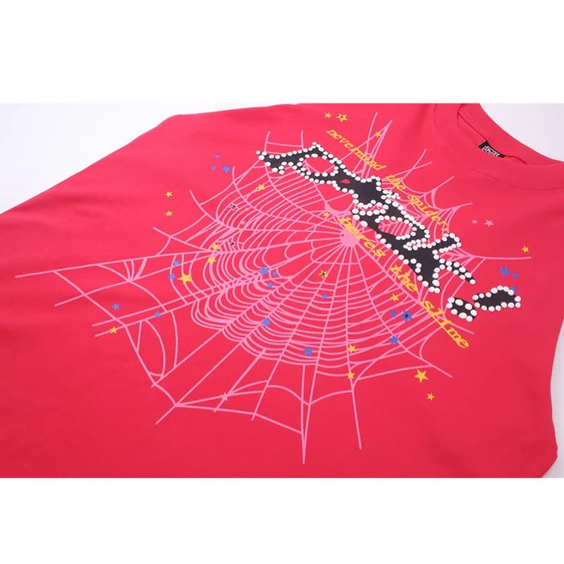 Camiseta clásica rosa y negra