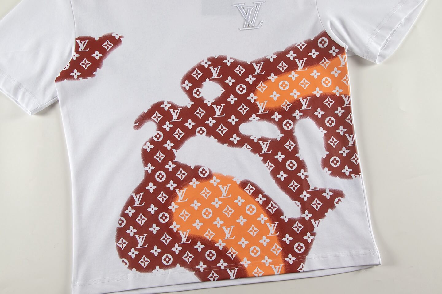 T-shirt à rendu dégradé