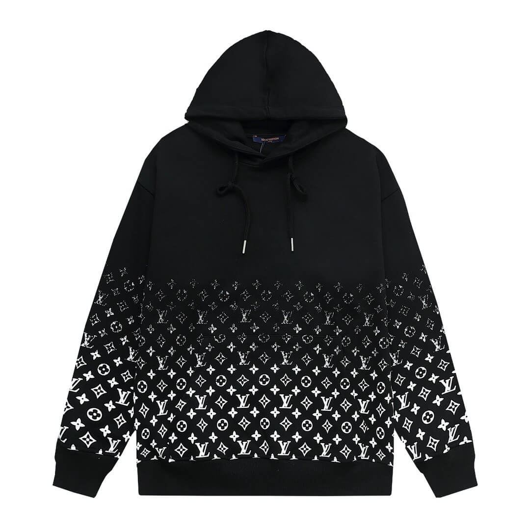 Sudadera clásica con estampado degradado