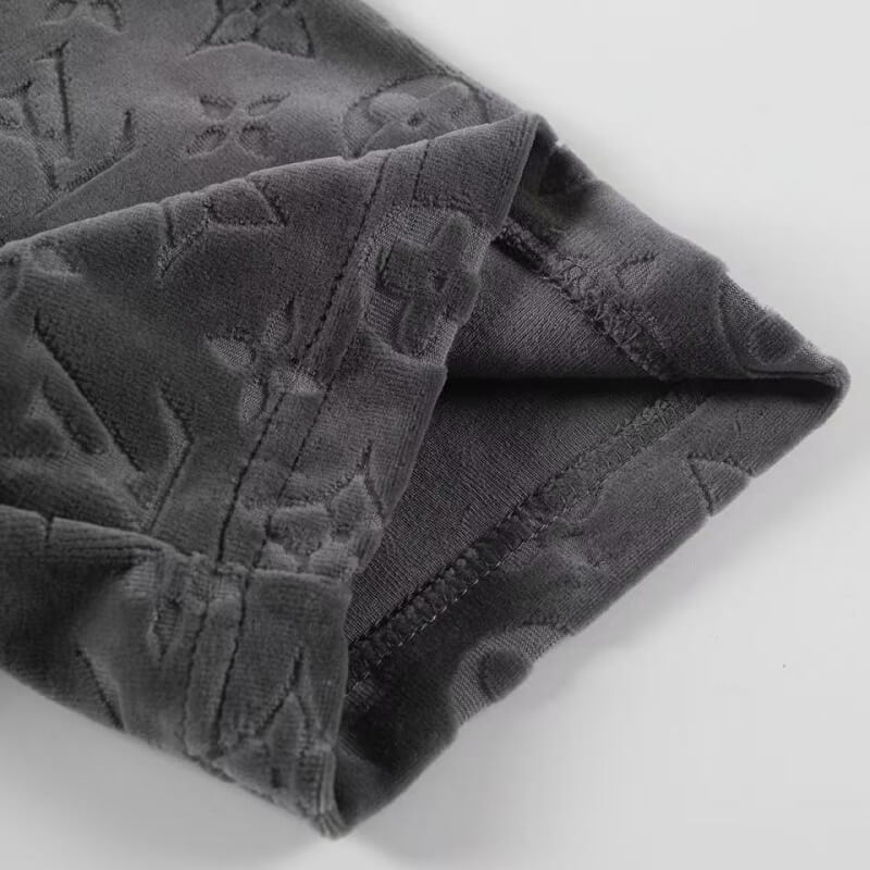 T-shirt classique imprimé en relief sur toute la surface