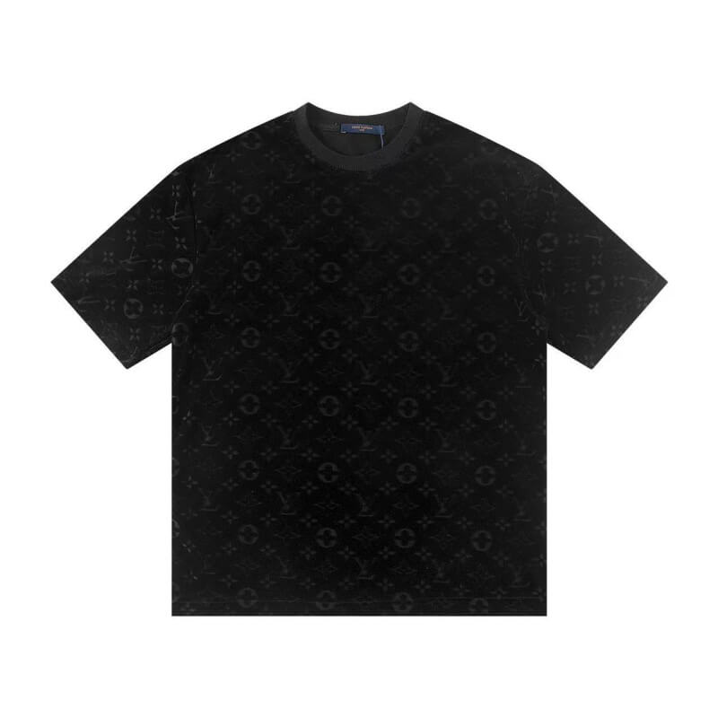 T-shirt classique imprimé en relief sur toute la surface