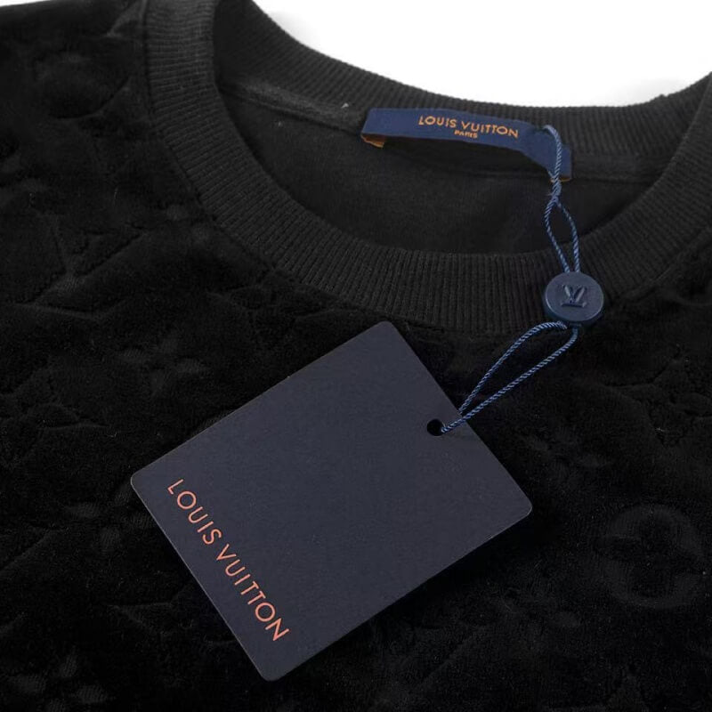 T-shirt classique imprimé en relief sur toute la surface