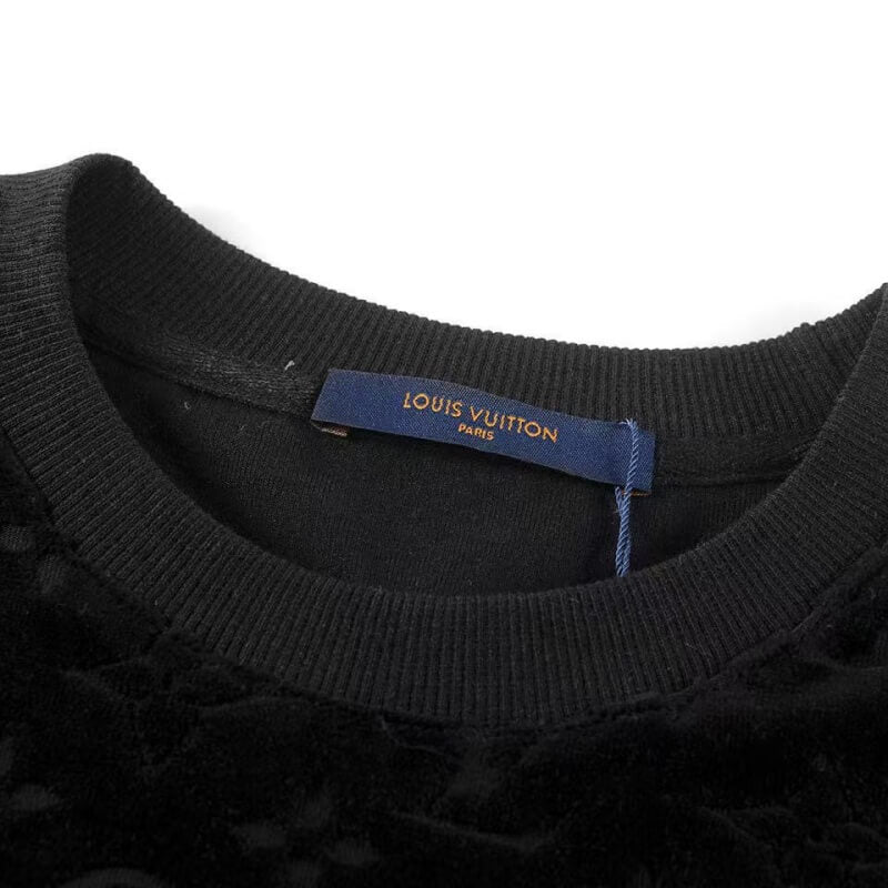 T-shirt classique imprimé en relief sur toute la surface