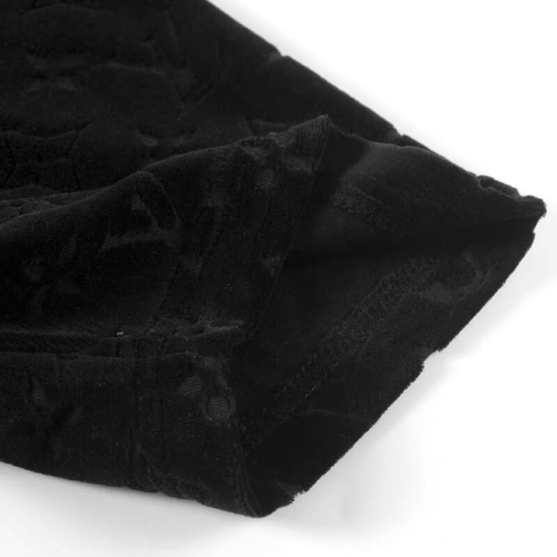 T-shirt classique imprimé en relief sur toute la surface