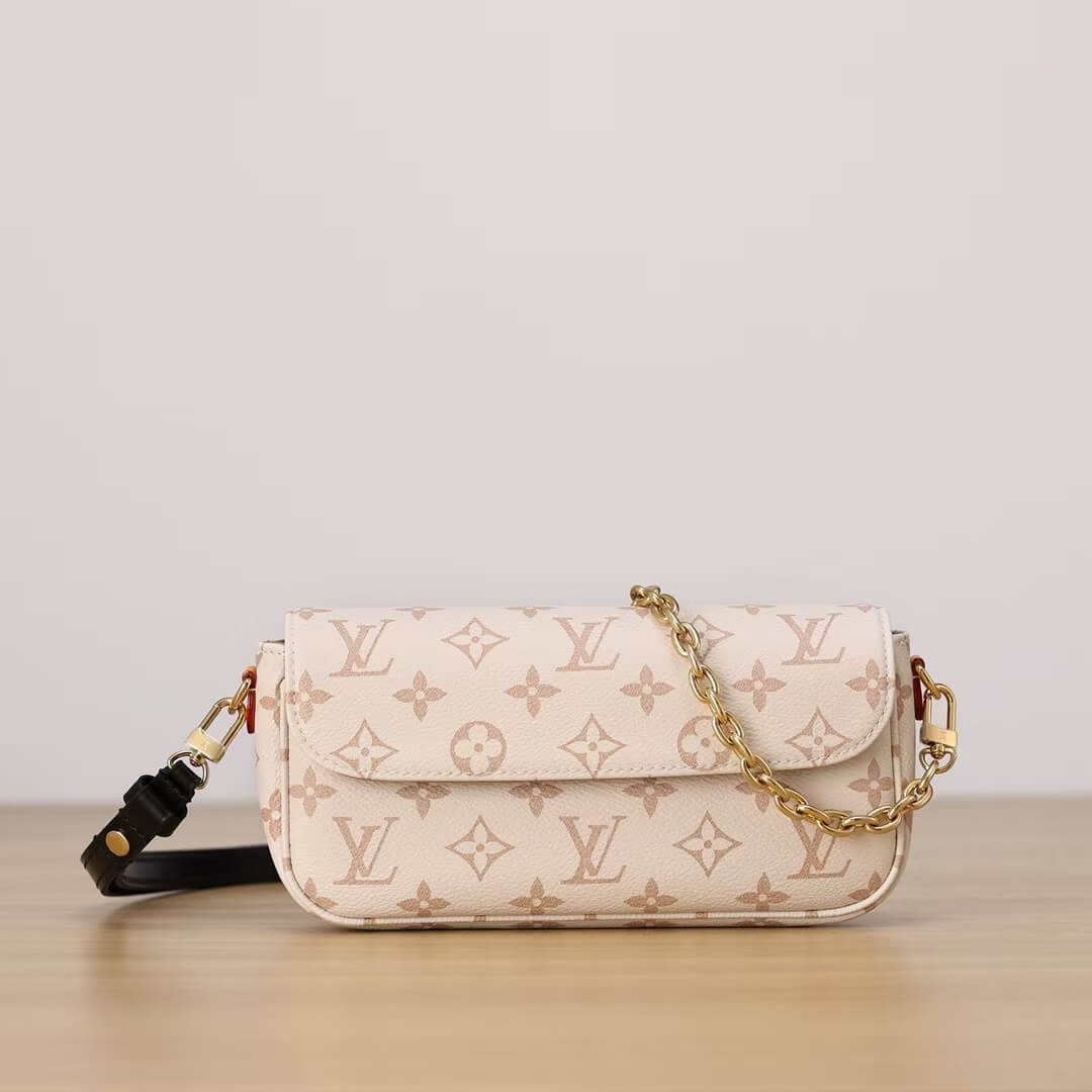 Sac à bandoulière à imprimé intégral de couleur claire