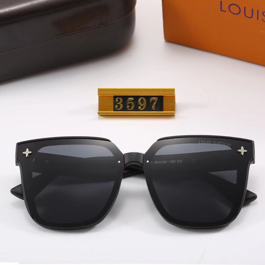 Lunettes de soleil surdimensionnées à monture intégrale