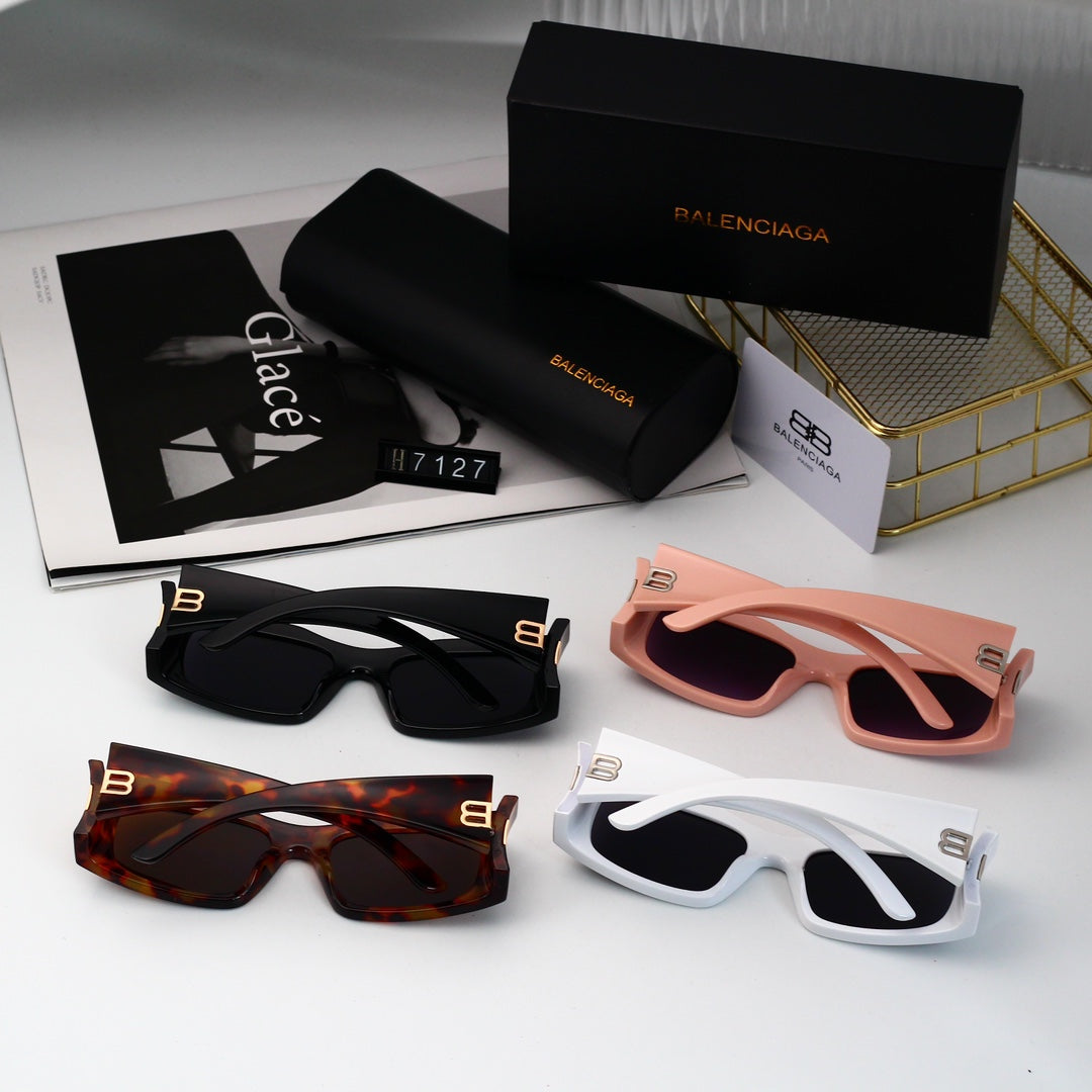 Lunettes de soleil rétro enveloppantes