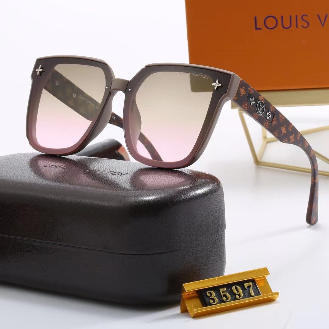 Lunettes de soleil surdimensionnées à monture intégrale