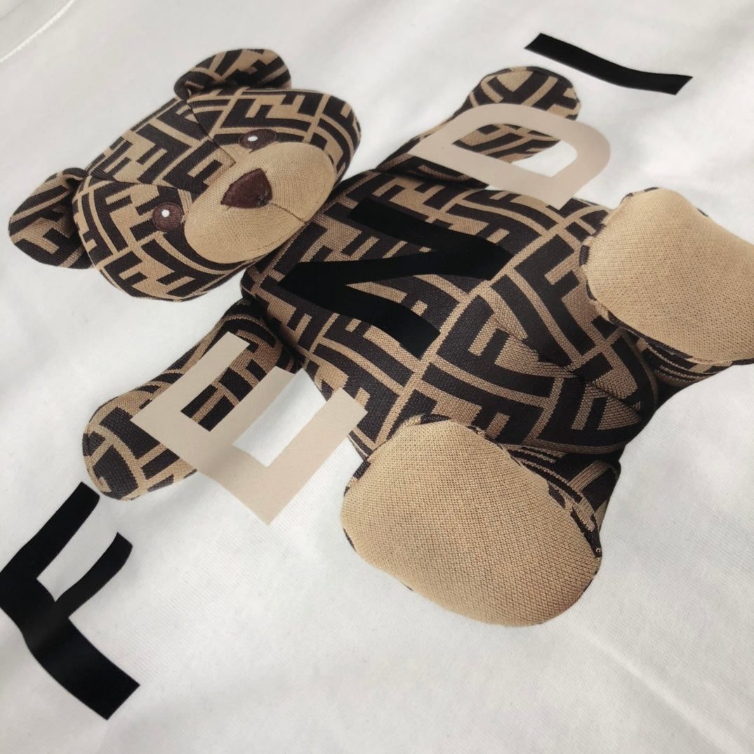 Camiseta con estampado de oso