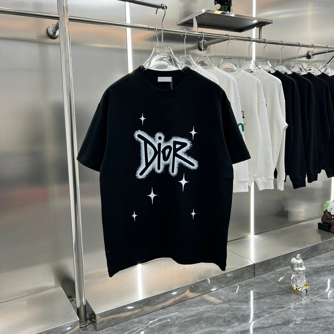 Camiseta clásica con estampado de letras