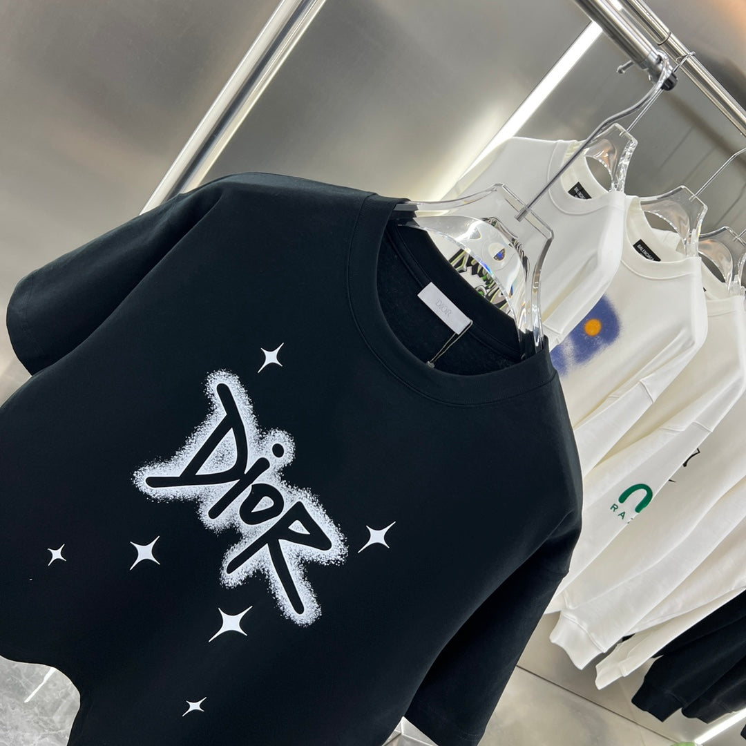 Camiseta clásica con estampado de letras
