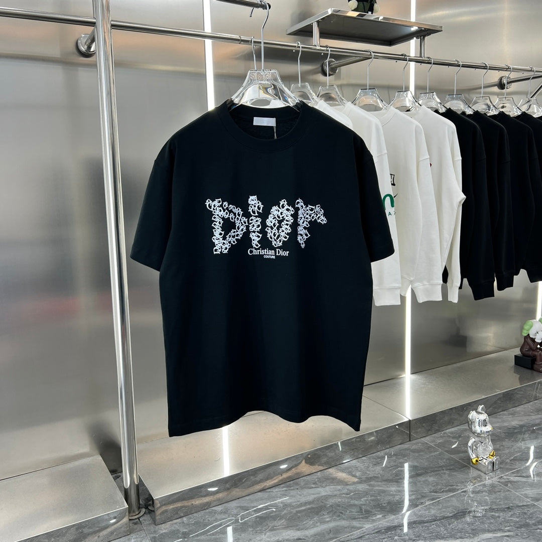 Camiseta con estampado de letras creativas