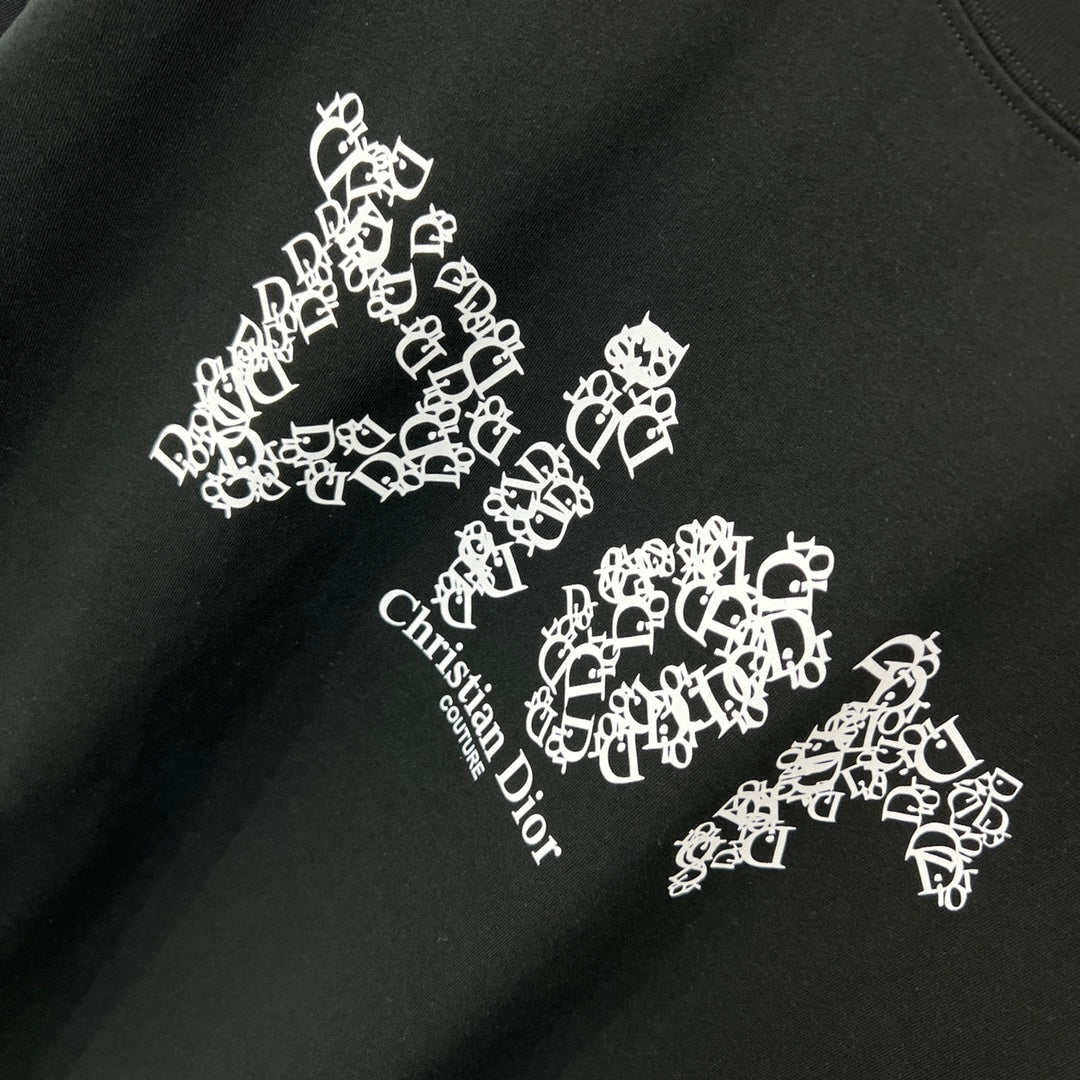 Camiseta con estampado de letras creativas