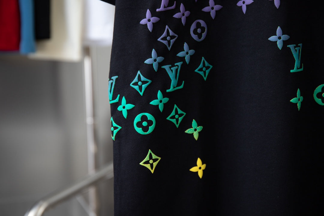 Camiseta con estampado degradado para presbicia