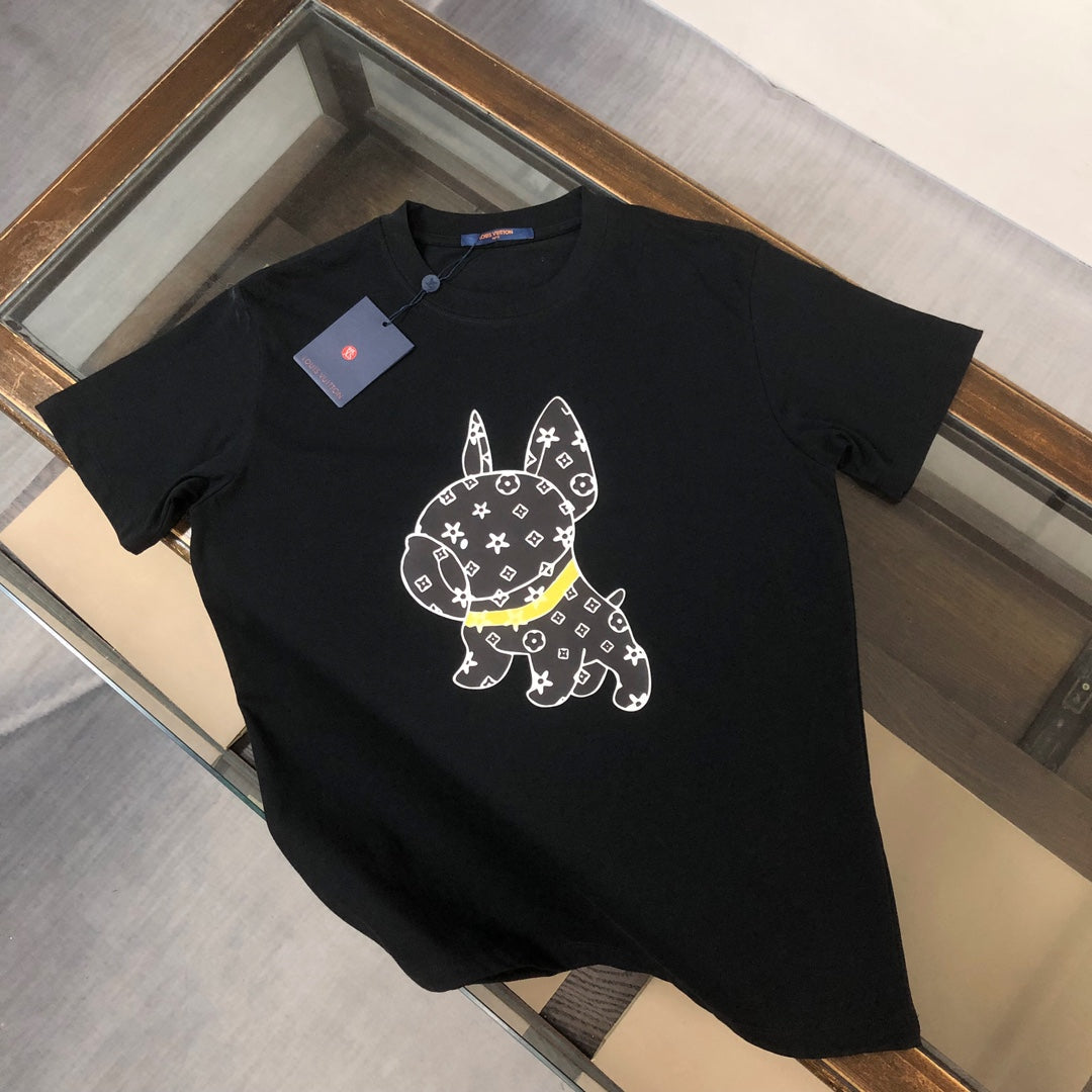 Camiseta con estampado de perro