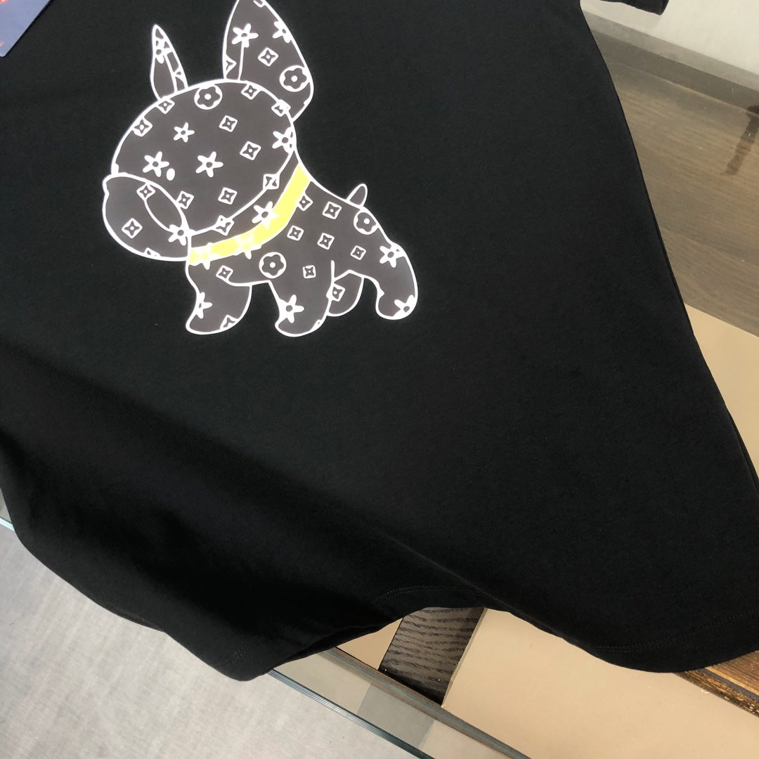 Camiseta con estampado de perro