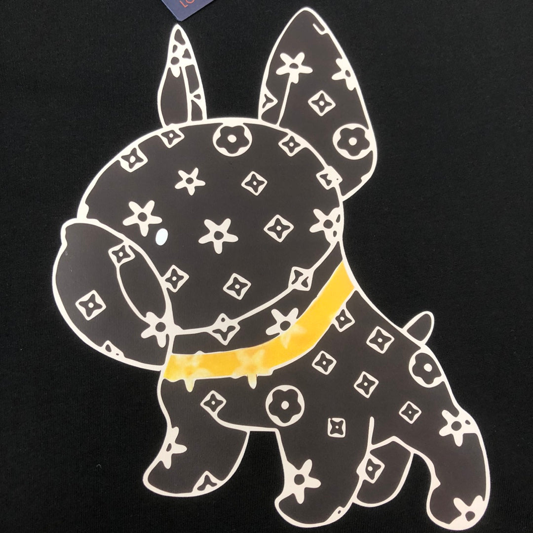 Camiseta con estampado de perro