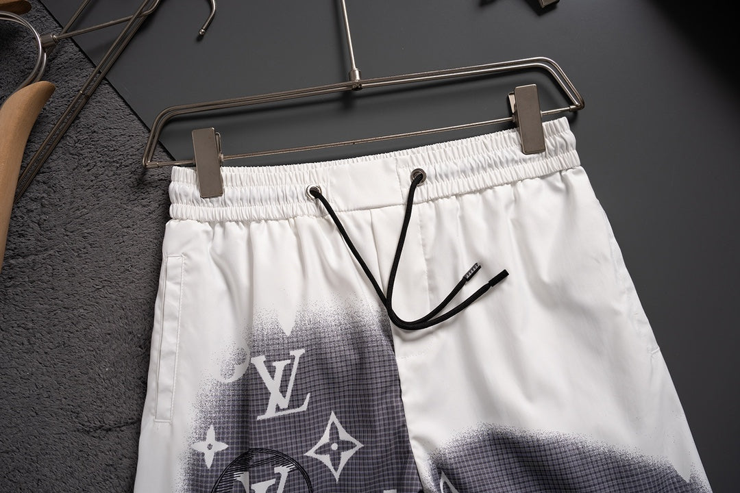 Pantalones cortos de tabla de renderizado blanco