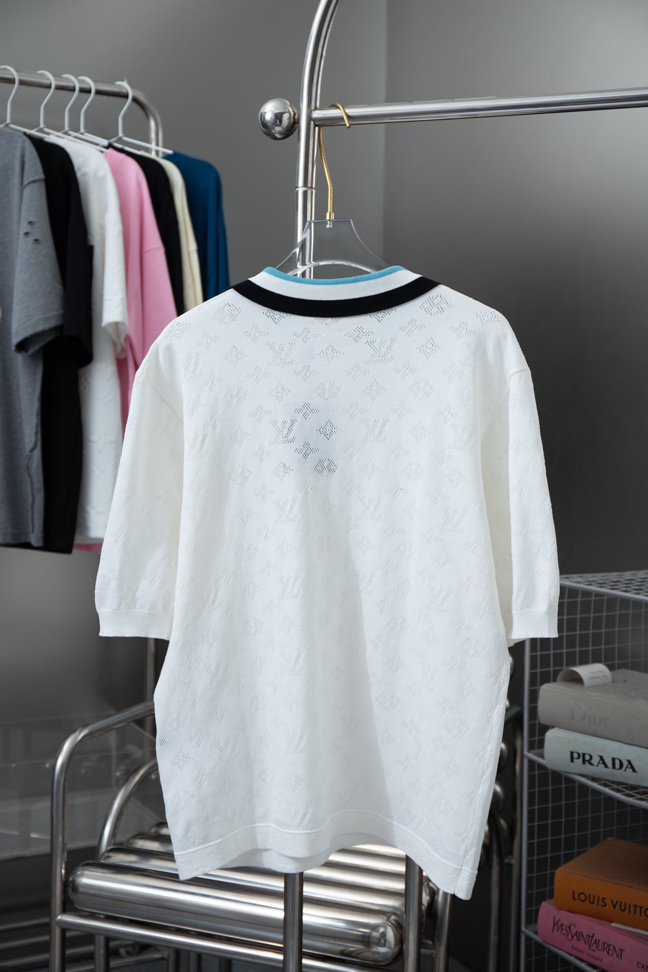 Camisa polo con estampado integral