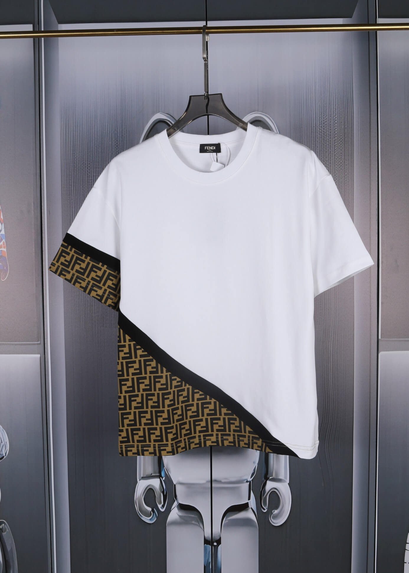 T-shirt à coutures color-block