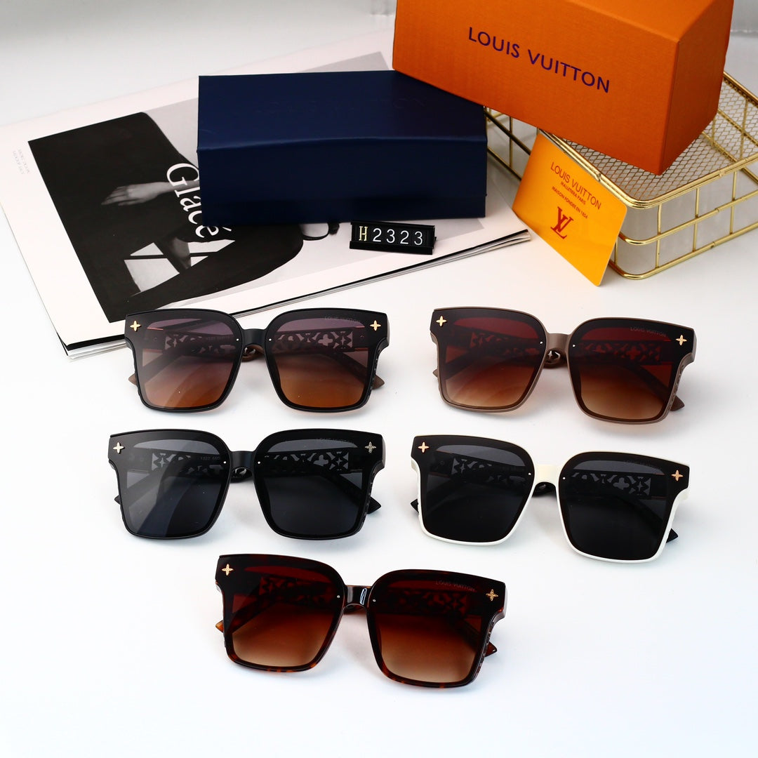 Gafas de sol huecas de gran tamaño y de moda