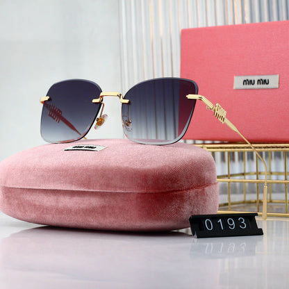 Gafas de sol modernas sin marco