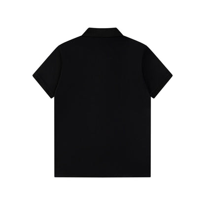 Camiseta polo con estampado de bolsillo