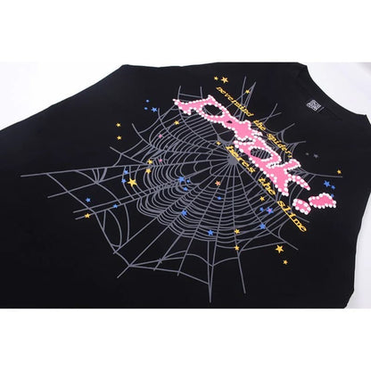 Camiseta clásica rosa y negra