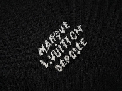 Camiseta de punto con mangas de letras