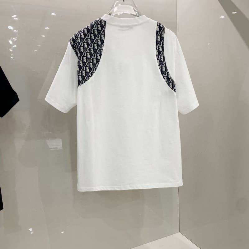 Monogram Strap & Bee Accent T-shirt