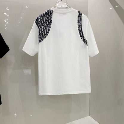 Monogram Strap & Bee Accent T-shirt