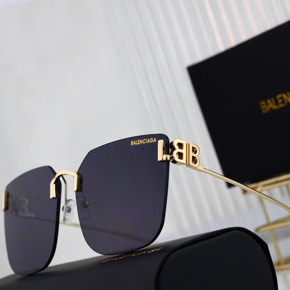 Gafas de sol de metal sin marco