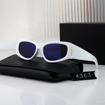 Lunettes de soleil carrées œil de chat modernes et élégantes