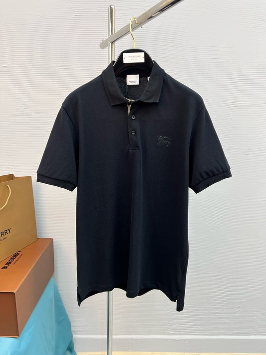 Polo con bordado Warhorse negro